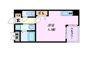 CITY SPIRE 名古屋大須【2階】の間取り