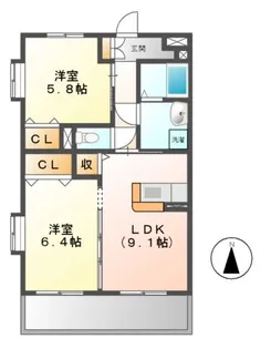 プリマベーラ【1階】の間取り