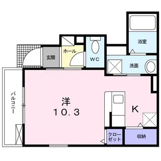 エトワール【1階】の間取り