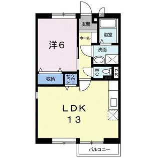 ザ・フォーレスト【2階】の間取り