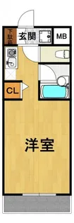 ベルコリーヌ宝塚【3階】の間取り