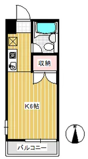 TRIM船橋【1階】の間取り