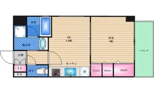 プランドールコート【5階】の間取り