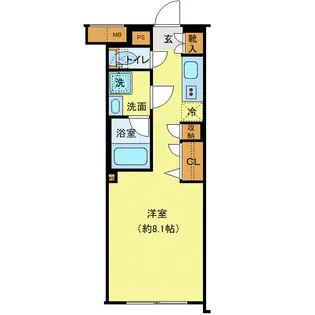 プレール ドゥーク中野上高田【2階】の間取り