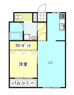 ミキハウス城乃下【4階】の間取り