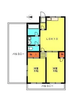 ドムスケーブ【6階】の間取り