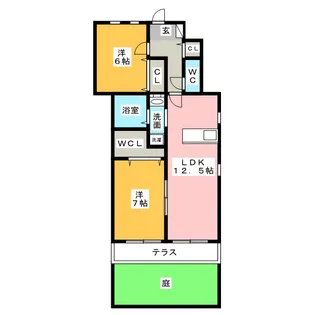 Anse (アンス)【1階】の間取り