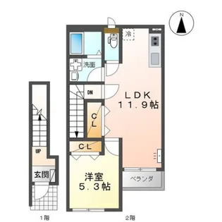 Grouse Annex【2階】の間取り