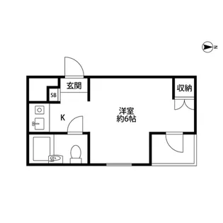 MORE国立【2階】の間取り