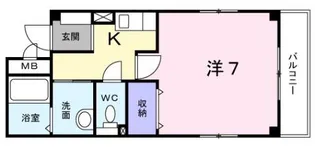 ロジュマン・グラース【2階】の間取り