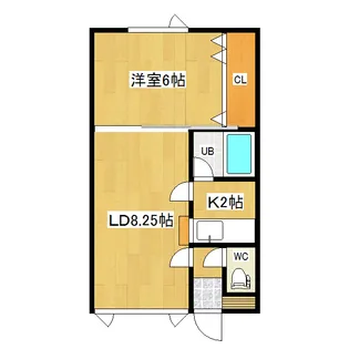 メイプルハウスA【1階】の間取り
