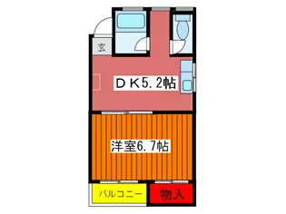 カ-ムリヴI【2階】の間取り