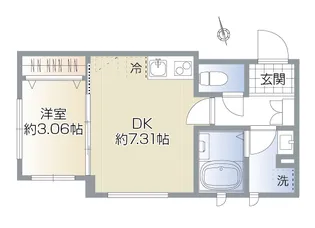 CS GARDEN 秋津 II【1階】の間取り