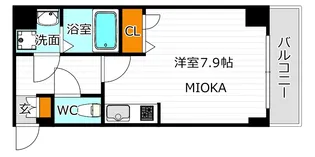 エグゼ天王寺II【11階】の間取り