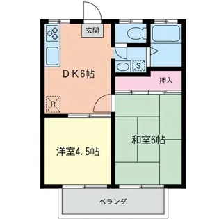 コーポパトリニア【2階】の間取り