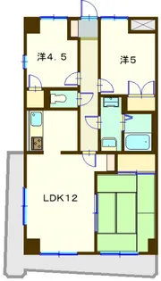 MKマンション第三A棟【2階】の間取り