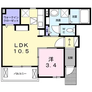 ソライロ ガーデン【1階】の間取り