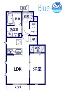 アルカディア【1階】の間取り