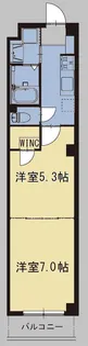 志幸70RUFURAN【2階】の間取り