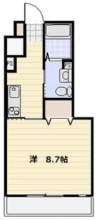 メディカルガーデン谷塚B【2階】の間取り