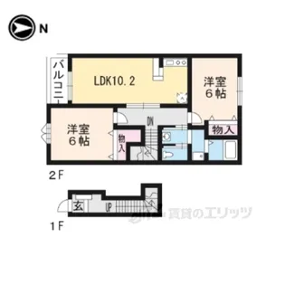 レオーネK【2階】の間取り