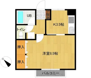 メイク高保【2階】の間取り