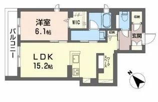 シャーメゾン ツールマレー【2階】の間取り