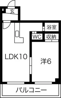 FC Farnest北円山【4階】の間取り