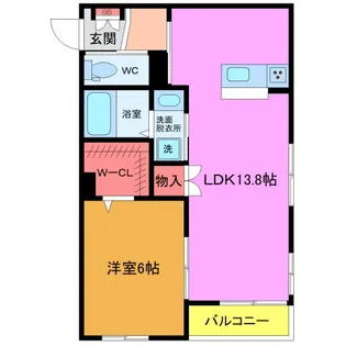 WARMES HAUS(ワームズハウス)【2階】の間取り