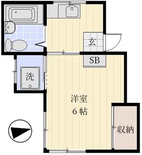 第2コーポ中島【2階】の間取り