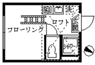 フェリスカーサ【2階】の間取り