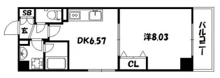 プラネシア星の子四条西洞院【7階】の間取り