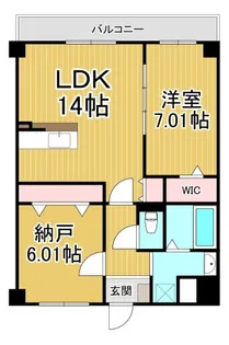 GROOVE上甲子園【4階】の間取り