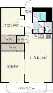 グリースシャトー桃山台【4階】の間取り