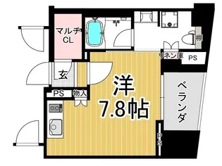 リビオレゾン千代田岩本町ルジェンテ【11階】の間取り