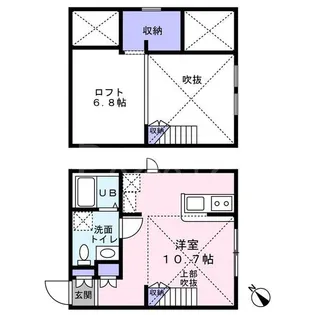 PRIMA KASHIWA【2階】の間取り