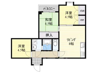 リレックス上住吉【5階】の間取り