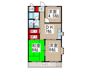 ハピネス マンション【3階】の間取り