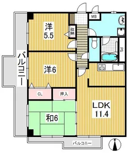 gen高野台2【2階】の間取り