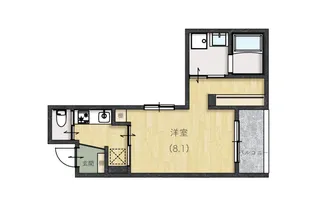 La vie Chouchou 大町【2階】の間取り