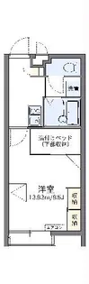 レオパレス石田【1階】の間取り