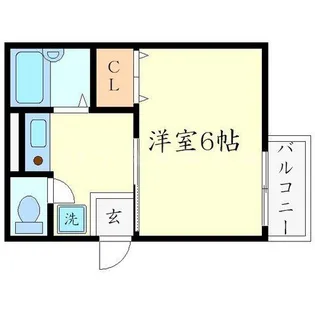 プリマヴェーラ箕面【1階】の間取り