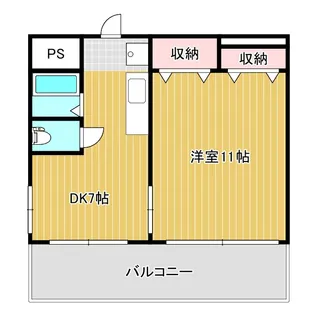 スペースブロス【4階】の間取り