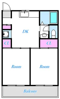 サンライズマンション【1階】の間取り