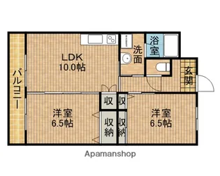 サルナート藤枝【4階】の間取り