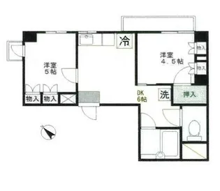 JLBグランエクリュ後楽園【3階】の間取り