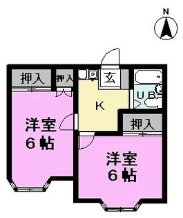 アネックス越谷東町1期【1階】の間取り