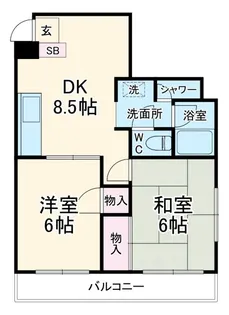 メゾングレース川口【3階】の間取り