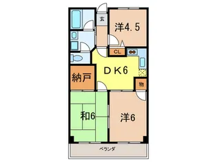 南宮ガーデンの間取り