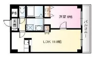 THE SKY VIEW【1階】の間取り